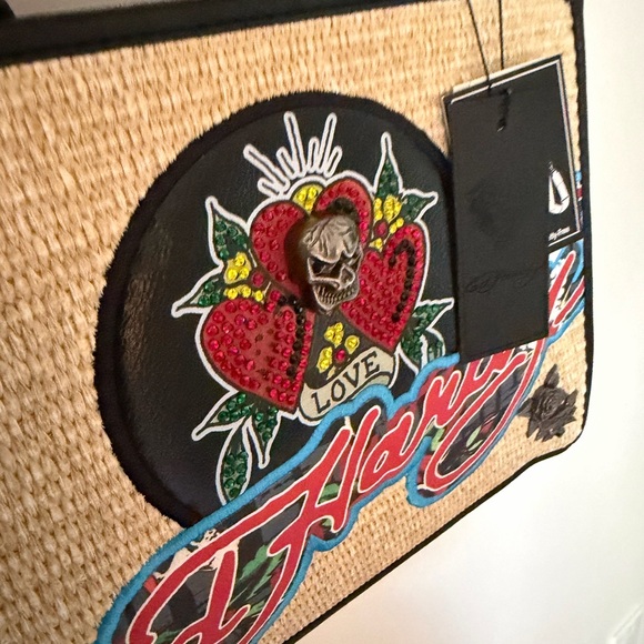 NWT Ed Hardy Bundle Tote & Perfume - Picture 15 of 16